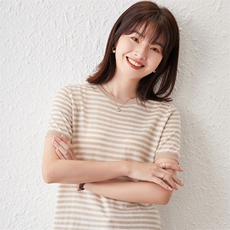 2024秋装新款简约时尚显瘦套头女士针织打底上衣潮，女装羊毛衫，亿东羊绒