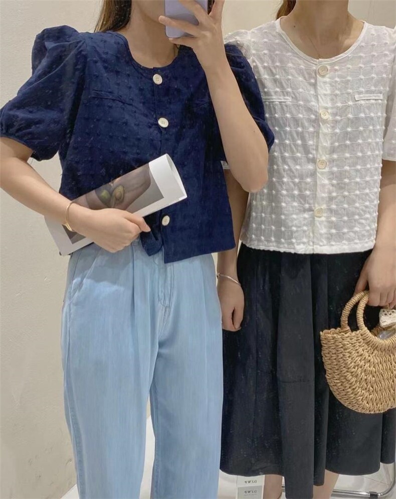 夏季韩系上衣系列，女装，唯品