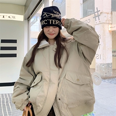 羊羔毛派克服外套1829P195K298，女装棉衣/棉服，2C201