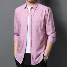 DN-C2207男式服装秋新款衬衫男长袖翻领休闲四季可穿衬衣P58，男装衬衫，电商B360