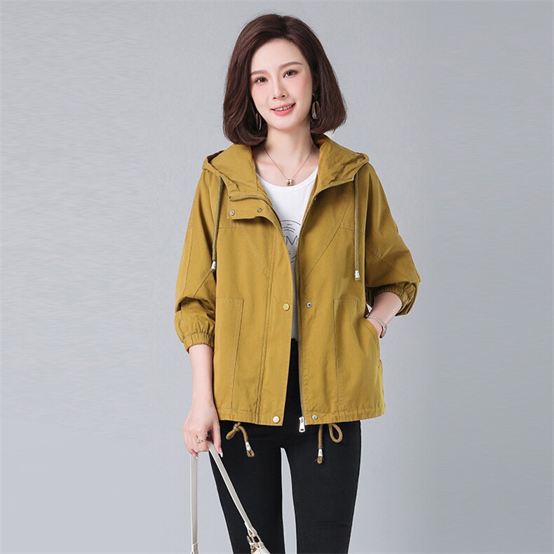 2023春款新品风衣外套-761款棉,女装风衣,秋牧寒烟