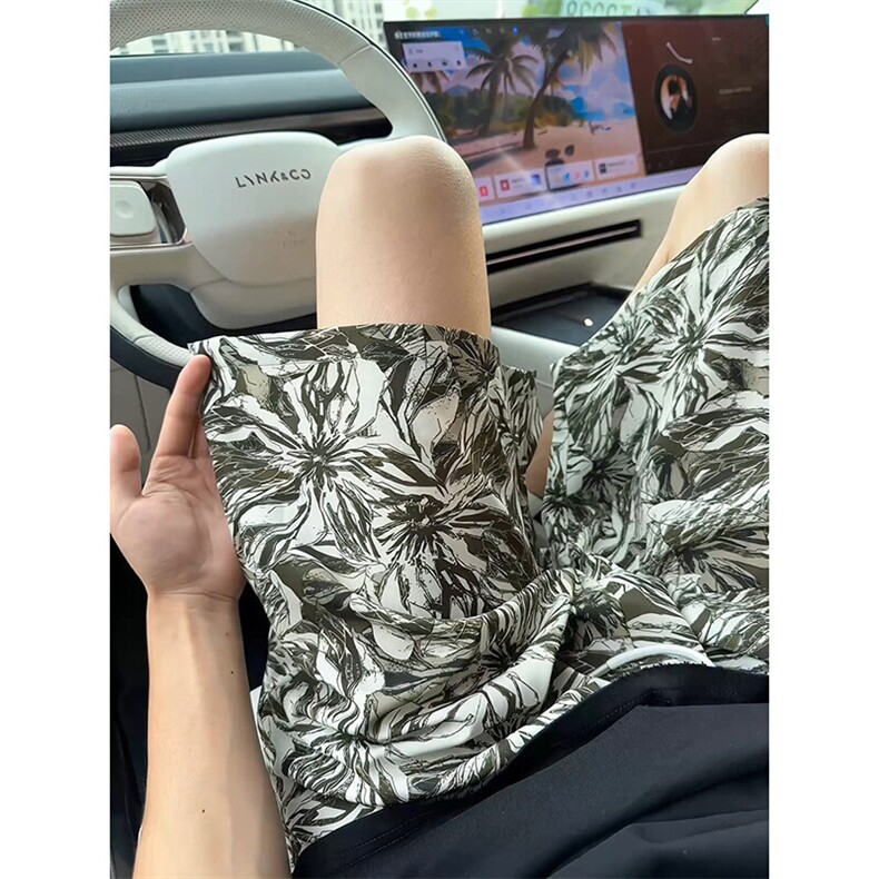 夏季超薄百搭清爽休闲款裤子复古文艺风冰丝速干短裤K783TP20控38,男装牛仔裤,电商A102B