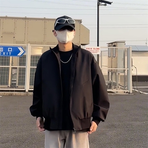 视频图-美式复古廓形飞行员夹克外套男 9016-P70图片