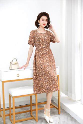 现货新款小碎花连衣裙，女装连衣裙，欧雅斯丹·尔