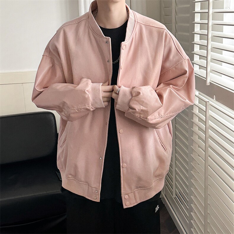 主推现货拼接皮衣夹克外套男A351-AP2516-P95,男装夹克,电商A351