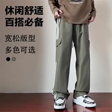 K02049-P55秋季新款大码工装直筒休闲裤M-6XL，男装工装外套，星座109