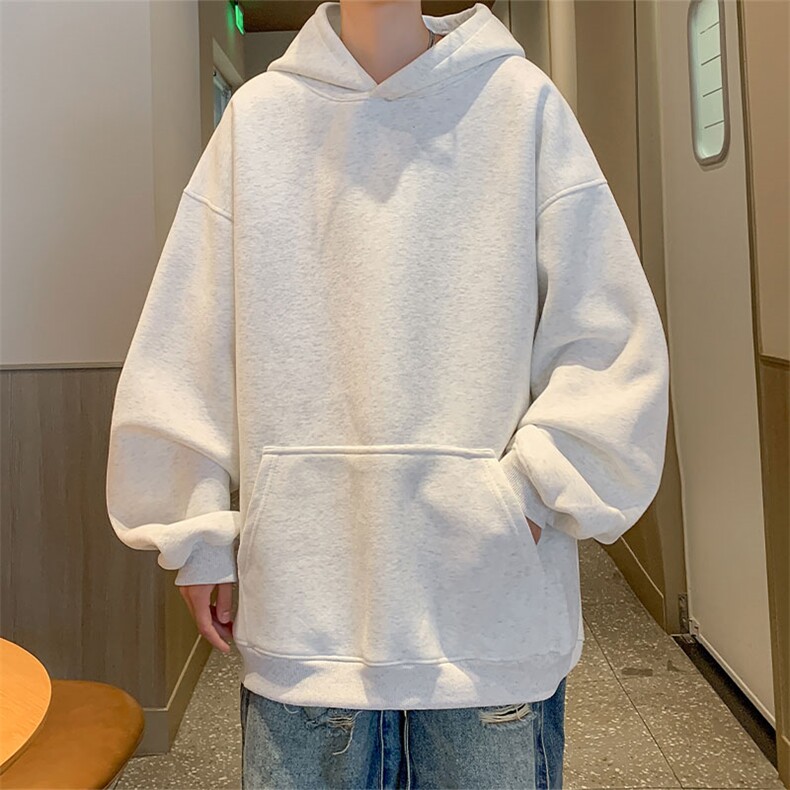 高品质 重磅400克加厚连帽开衫休闲卫衣男SY625 P48 加绒P55图片