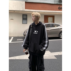 【现货】WY5525-P48特控88大码自制印花高克重卫衣，男装卫衣，电商D232