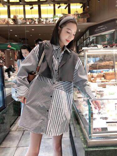 西装马甲真两件衬衣,女装西装,一杭