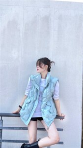 【现货】九零白鸭绒羽绒服马甲,女装羽绒服,纯钱