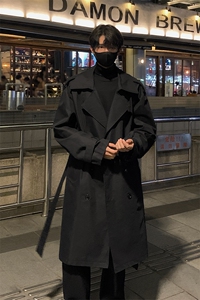 2026春季长款风衣美式韩风高级感休闲外套男 Q5579-TP85138图片