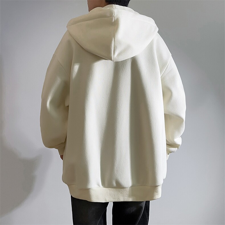 新款男百搭设计感连帽情侣潮流港风白墙针织外套WT3417-P55控88,男装夹克,星座717