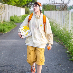 户外骑行UPF50+防晒衣女夏2025轻薄款速干透气绿色防晒服外套潮图片