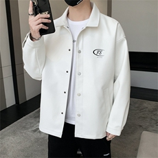 2025春季皮夹克男潮流男装潮流夹克外套休闲上衣A210-JK207-P75，男装夹克，星座210-3