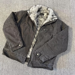 现货DW308-特价185重磅水洗座山雕外套图片