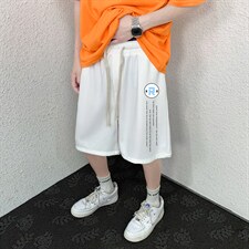 HD74168-P22华夫格短裤男大码宽松五分裤男直筒中裤，男装休闲裤，电商A040