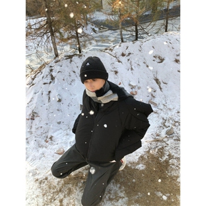 （现货）设计感披风机车潮棉服男女短款图片