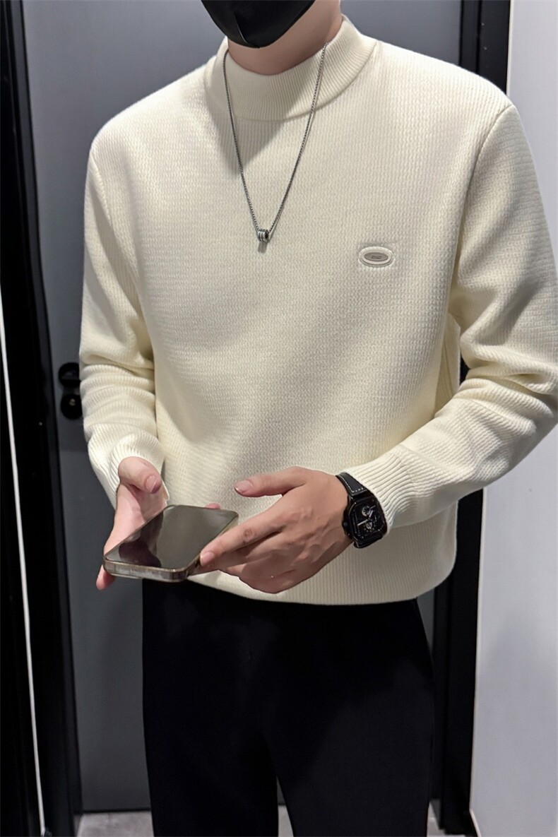 MY92009P6898店主风小伙风秋冬新款长袖打底衫针织衫毛衣男,男装T恤,电商B340