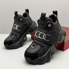 X4626-275气垫拼色老爹鞋潮男厚底高帮鞋秋冬百搭休闲鞋，男鞋靴子，星座1407-3