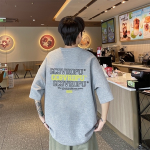 量大优 供视频  华夫格短袖T恤半袖男HDX499-特P18图片