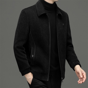 BEN8893钱塘2020-2中年男士商务休闲冬季厚款简约翻领夹克P180图片