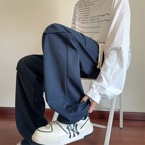 秋冬季美式高街vibe褶皱工装男潮牌休闲裤子XZ301b-2-CK716P28图片