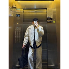 【有货】D8214-P105抖音高质量冬季美式飞行解构夹克棉服外套，男装夹克，星座603-2