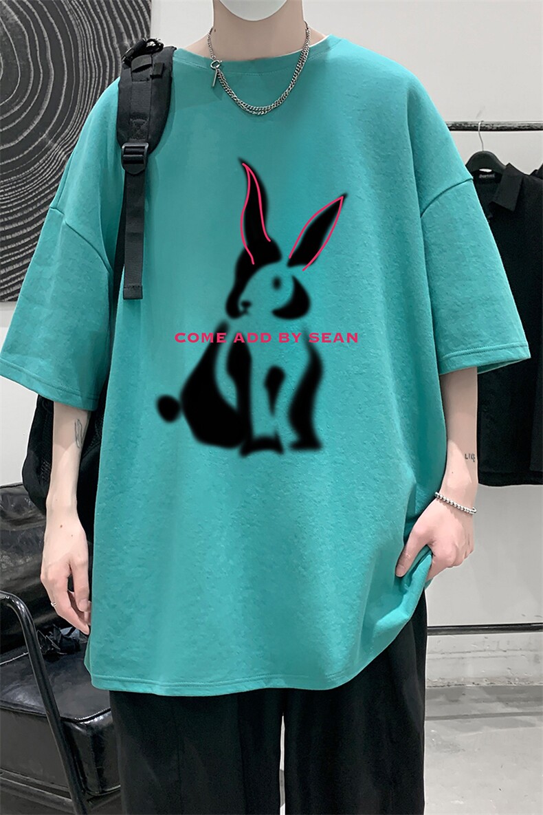 纯棉短袖t恤男大码半袖打底衫宽松体恤衫DX17308-P20大皂风,男装T恤,电商A040