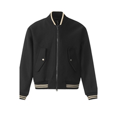 毛呢棒球服】cleanfit美式短宽vibe版型毛呢休闲男女棒球服外套，女装短外套，星座1210-1