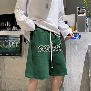 网红短裤男士夏季薄款ins潮牌5五分裤青少年D6501P28图片