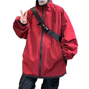 JK9026/P70秋装两面穿休闲男外套宽松情侣运动ins百搭夹克两面服图片