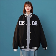 2025春季新品男夹克外套棒球服情侣款时尚棒球服港风宽松上衣男女，男装夹克，星座1210-1