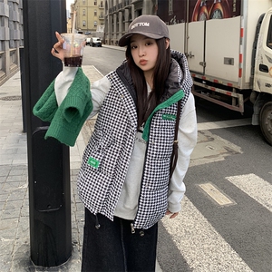 现货冬装羽绒服马甲图片