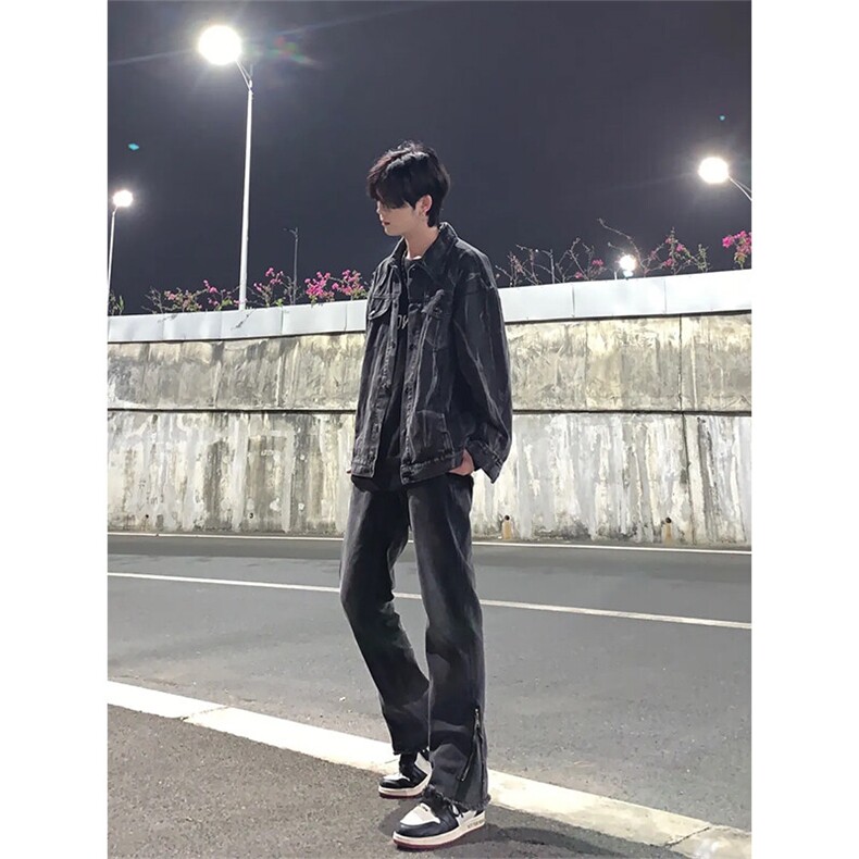 美式hiphop纯色修身直筒牛仔裤控价68,男装牛仔裤,星座310A-4