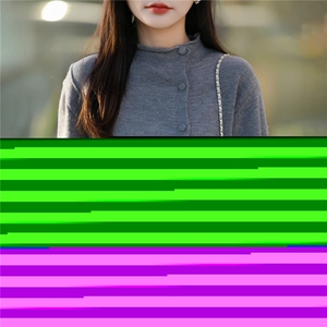 2025年秋季时尚百搭通勤简约休闲侧边扣子开衫图片