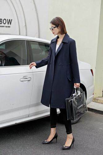 休闲时尚风衣，女装风衣，衣菲特