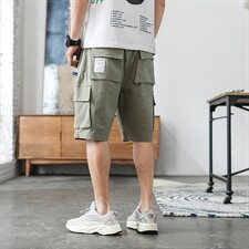 2021时尚新款休闲大码港风短裤裤子K8009-P40，男装休闲裤，电商A128