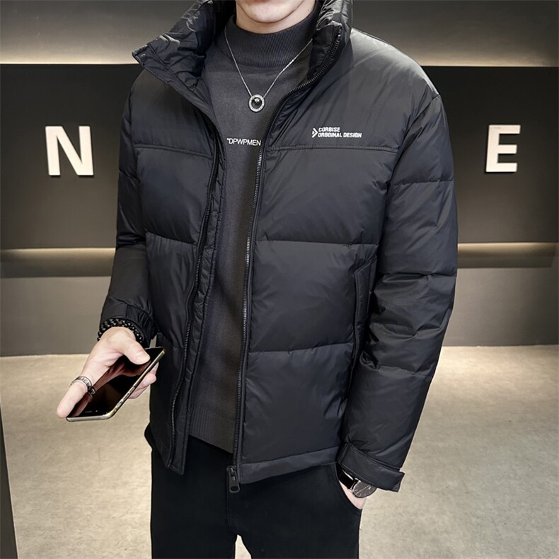冬季新款立领羽绒服男 短款外衣 保暖羽绒外套Y23912-P145图片