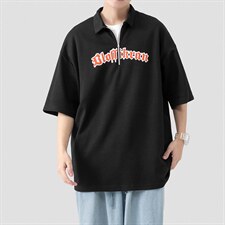 夏季新款POLO杉休闲潮流美式华夫格百搭翻领短袖T恤PL3321-P51，男装T恤，星座717