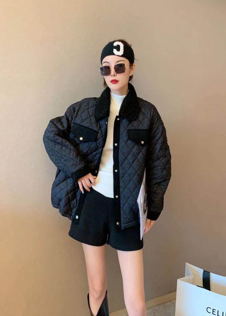 羊羔毛领衣，女装棉衣/棉服，1.2.3.4