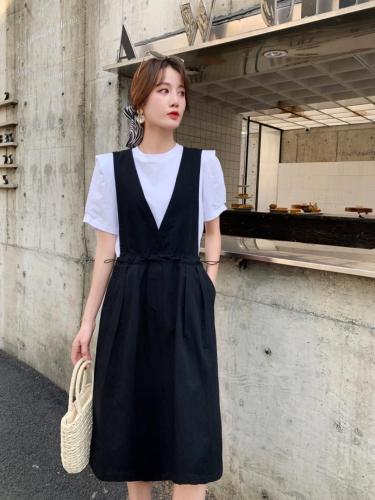 YGZa88102021年夏季新款背带裙韩版宽松套装两件套,女装职业装,衣宫主
