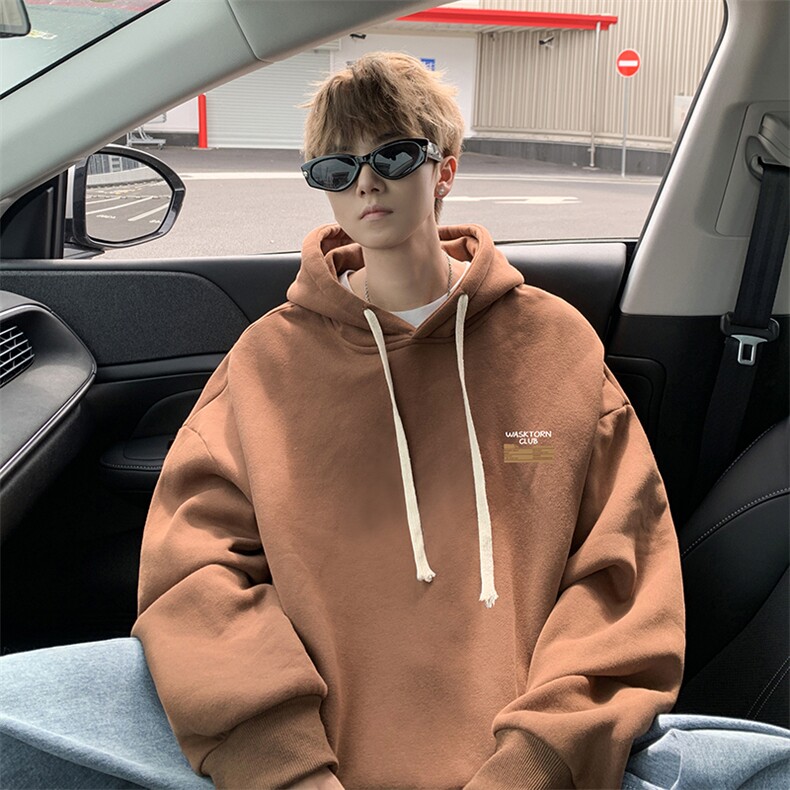 8XL连帽卫衣男大码胖子帽衫大号运动服WY2350-P35加绒款-P40,男装卫衣,电商A040