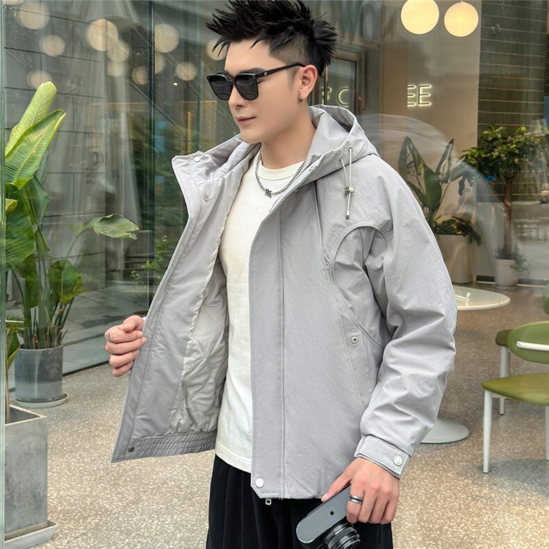 3916P1352025新款棉服加棉冲风衣夹克外套,男装夹克,星座414（原B263）