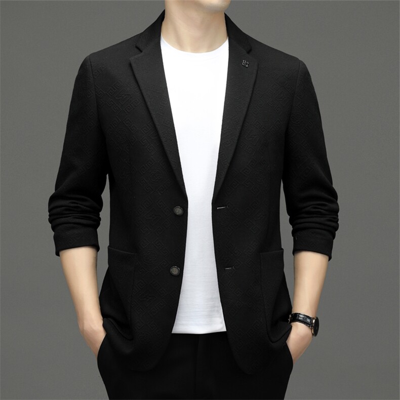 M23087-69钱塘2020-2中年男士西装外套商务休闲长袖纯色外衣P270图片