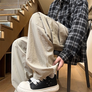 高点击 秋冬新款工装男阔腿休闲长裤X416b-1-KL909-特P38控68图片