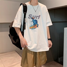 短袖新款青春流行潮流潮T恤夏季男标准圆领卡通动漫时尚潮牌，男装T恤，星座716-2