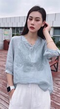纯苎连衣裙小衫裤子裙子衬衣 时尚风 风淑女风休闲风，女装连衣裙，川哲