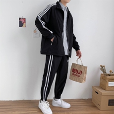 ins潮牌宽松运动休闲套装春秋新款韩版帅气百搭两件套W527-P68，男装夹克，星座512-2