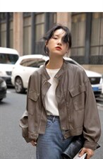 皮衣，女装皮衣，卡薇尔