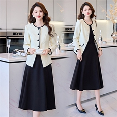 小香风外套女2025春秋新款名媛气质修身显瘦洋气减龄休闲百搭上衣，女装西装，火爆靓佳人